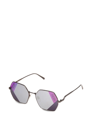 MCM geometric-frame sunglasses - Grey