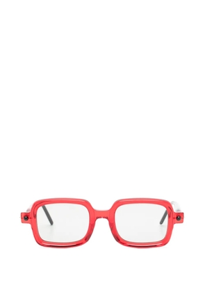 Kuboraum square-frame sunglasses - Red