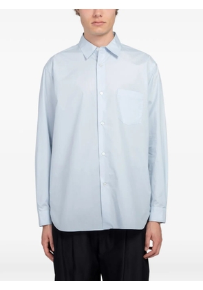 ssstein oversized regular-collar shirt - Blue