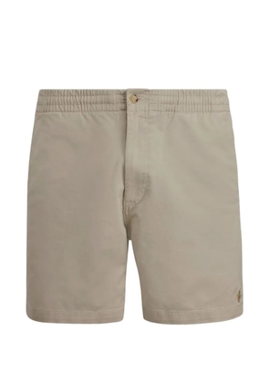 Polo Ralph Lauren logo-embroidered elasticated-waist shorts - Neutrals