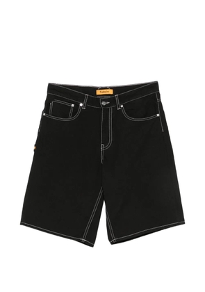 Replay contrast-stitch shorts - Black