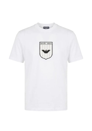Emporio Armani logo-patch T-shirt - White