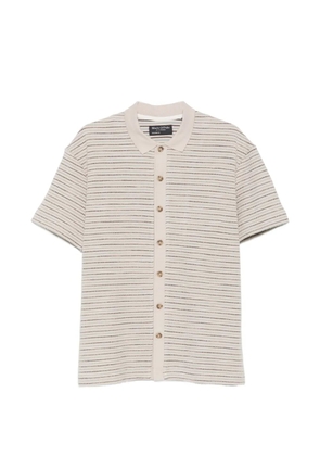 Marc O'Polo striped button-through shirt - Neutrals