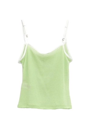 Paloma Wool Nasem contrast-trim camisole top - Green