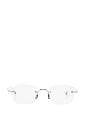 Thom Browne Eyewear rimless square-frame glasses - Silver