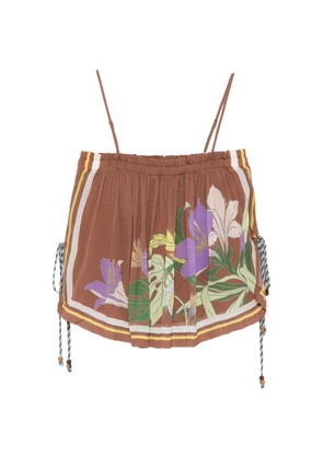 ALEMAIS Alfie floral-print top - Brown