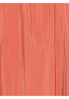 Emporio Armani crinkled halterneck beach dress - Orange