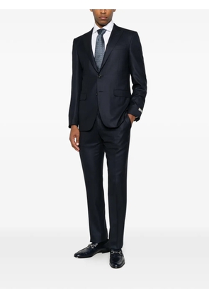 Canali wool single-breasted suit - Blue