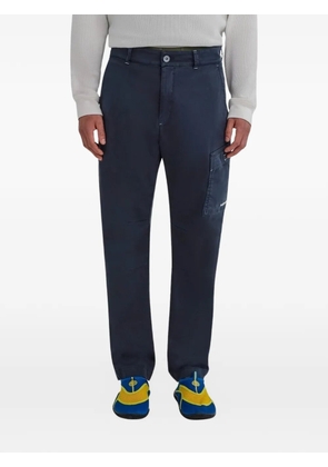 Murphy&Nye Dek logo-patch cargo pants - Blue