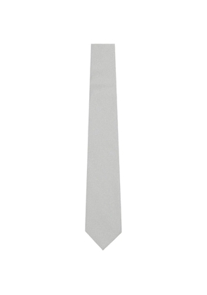 Zegna textured tie - Grey