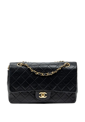 CHANEL Pre-Owned diamond-quilted CC logo turn-lock shoulder bag - Black