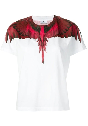 COUNTY OF MILAN Wings print T-shirt - White