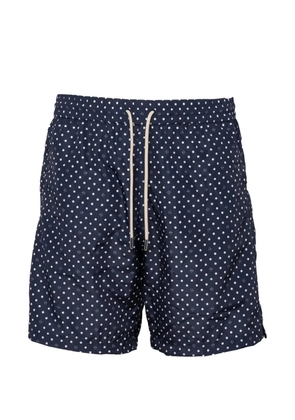 Jacob Cohën polka-dot drawstring swim shorts - Blue