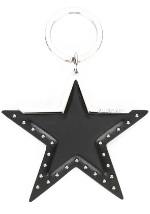 Givenchy star charm keyring - Black