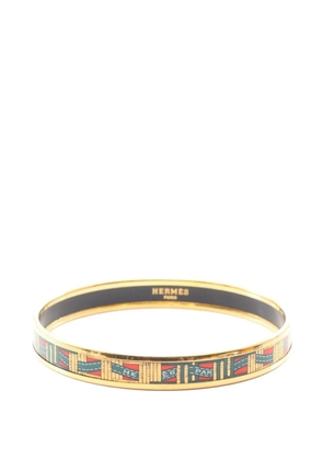 Hermès Pre-Owned 2000s PM Cloisonne bangle - Gold