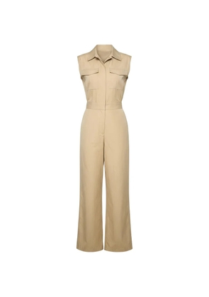 Pennyblack sleeveless flap-pocket jumpsuit - Neutrals
