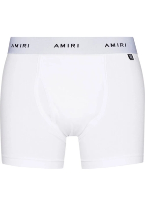 AMIRI logo-waistband stretch-design boxers - White