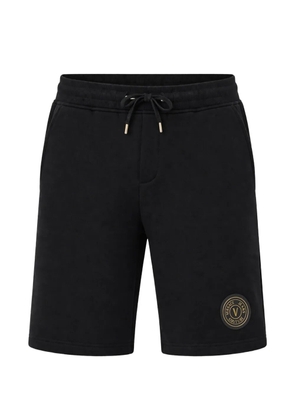 Versace Jeans Couture logo-patch drawstring shorts - Black