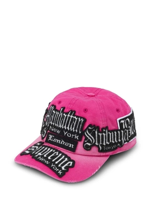 Supreme City Patches 6-Panel cap - Pink