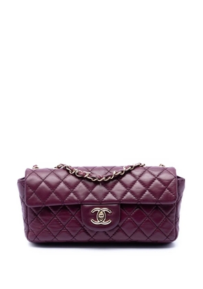 CHANEL Pre-Owned 2008-2009 Classic Lambskin East West Single Flap shoulder bag - Purple