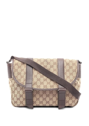 Gucci Pre-Owned 2000s GG canvas messenger bag - Neutrals