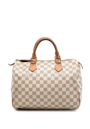 Louis Vuitton Pre-Owned 2013 Damier Azur Speedy 30 boston bag - White
