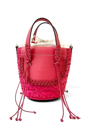 CUBA LAB Habanera woven bucket bag - Pink