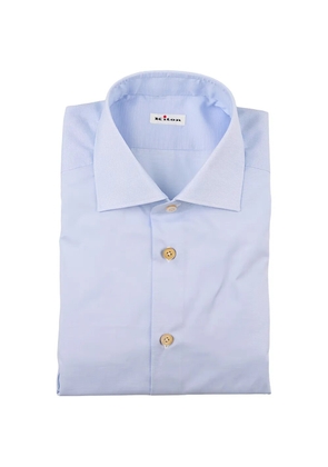 Kiton spread-collar shirt - Blue