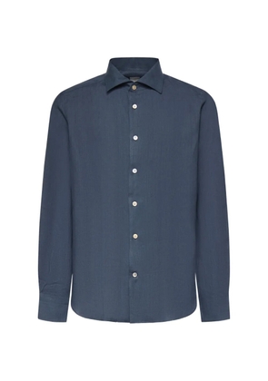 Eleventy long-sleeve button-down shirt - Blue