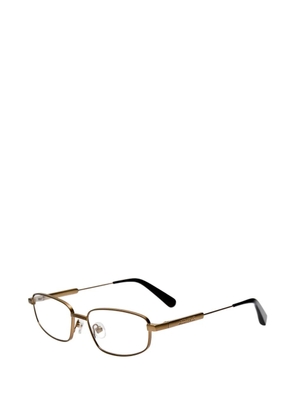 Jacquemus Secretaire rectangle-frame glasses - Brown