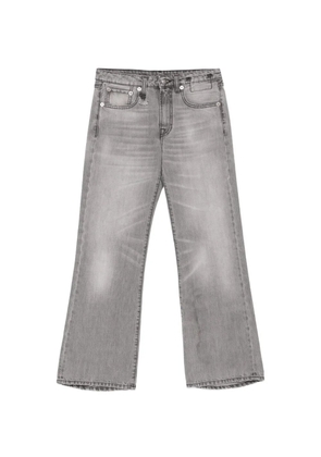 R13 faded whiskered jeans - Grey