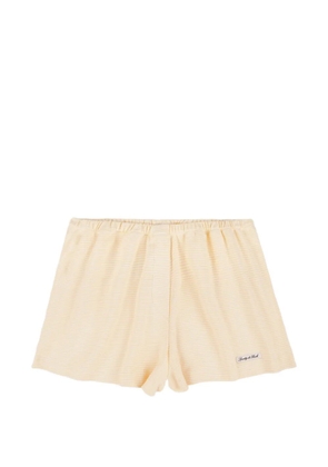 Sporty & Rich House striped shorts - Yellow