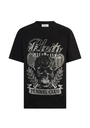 Philipp Plein Skull Tennis round-neck cotton T-shirt - Black
