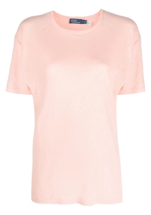 Polo Ralph Lauren mélange linen T-shirt - Pink