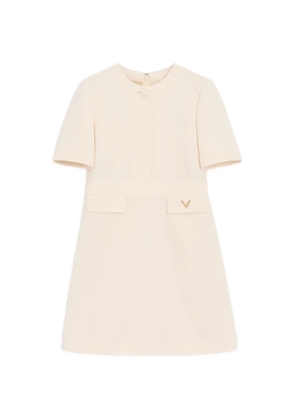 Valentino Garavani Crepe Couture short dress - Neutrals