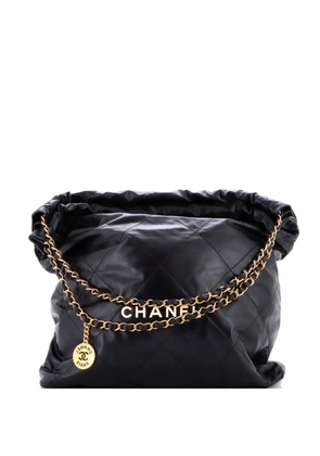 CHANEL Pre-Owned 22 Chain Quilted Calfskin Large hobo bag - Black