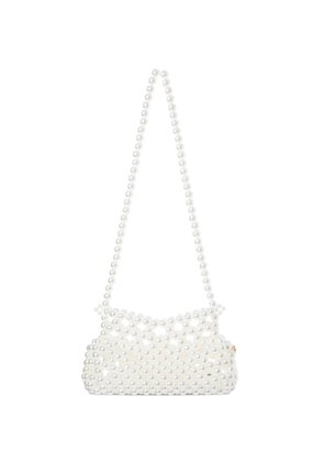 0711 Lucy faux-pearl mini bag - Neutrals
