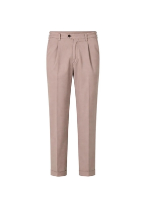 DEVORE Four Stroke turn-up trousers - Brown