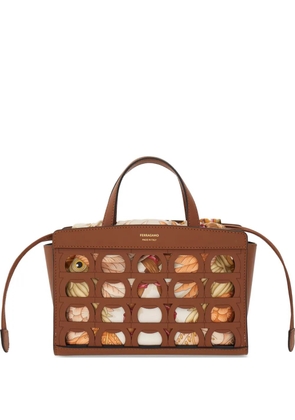 Ferragamo mini tote bag - Brown