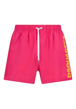DSQUARED2 logo-print swim short - Pink