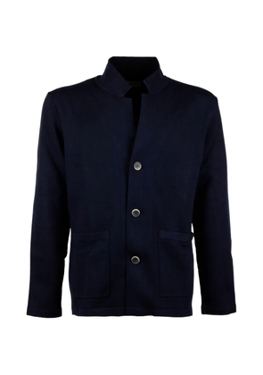 Altea high-neck patch-pocket jacket - Blue
