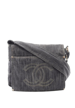 CHANEL Pre-Owned 2005-2006 CC interlocking shoulder bag - Blue