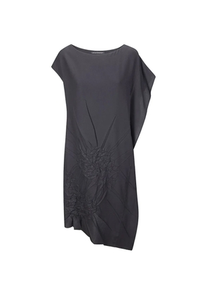 Yohji Yamamoto double-layered pleated dress - Black