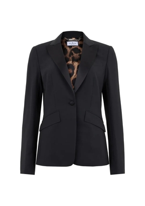 Philipp Plein single-breasted peak-lapel blazer - Black