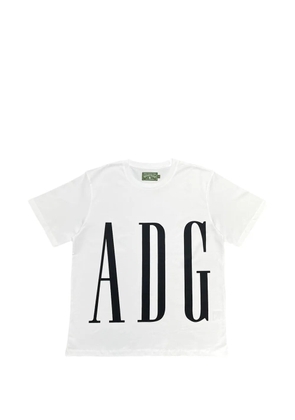 Denim Tears logo-print short-sleeve T-shirt - White
