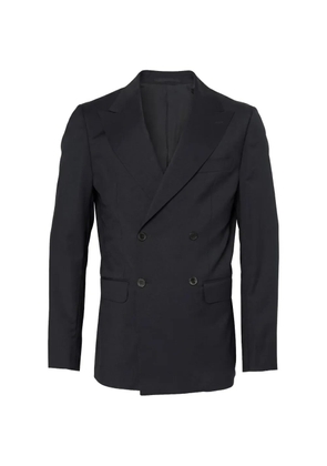 Low Brand double-breasted peak-lapel blazer - Black