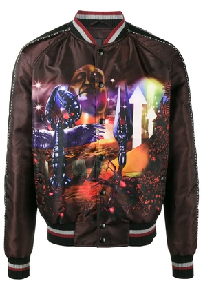 Lanvin Planet Scene print bomber jacket - Multicolour