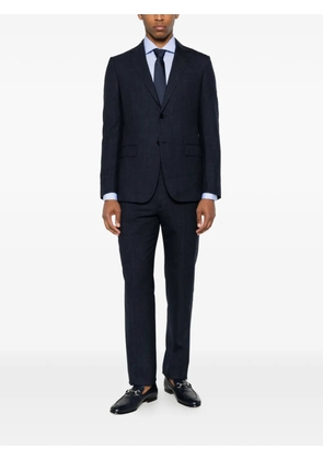 VELA SHOP spread-collar button-up shirt - Blue
