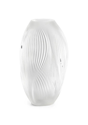 Lalique Alizé vase - White
