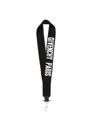 Givenchy logo-print lanyard - Black
